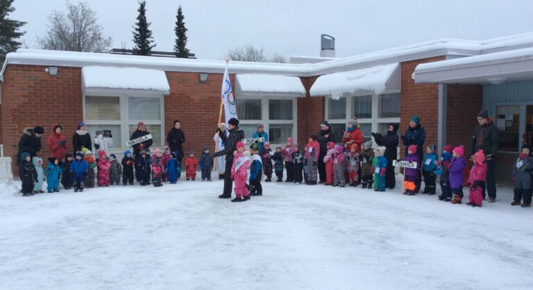 Olympialaiset Kurjenpesän päiväkodissa